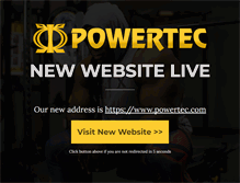 Tablet Screenshot of powertecfitness.com